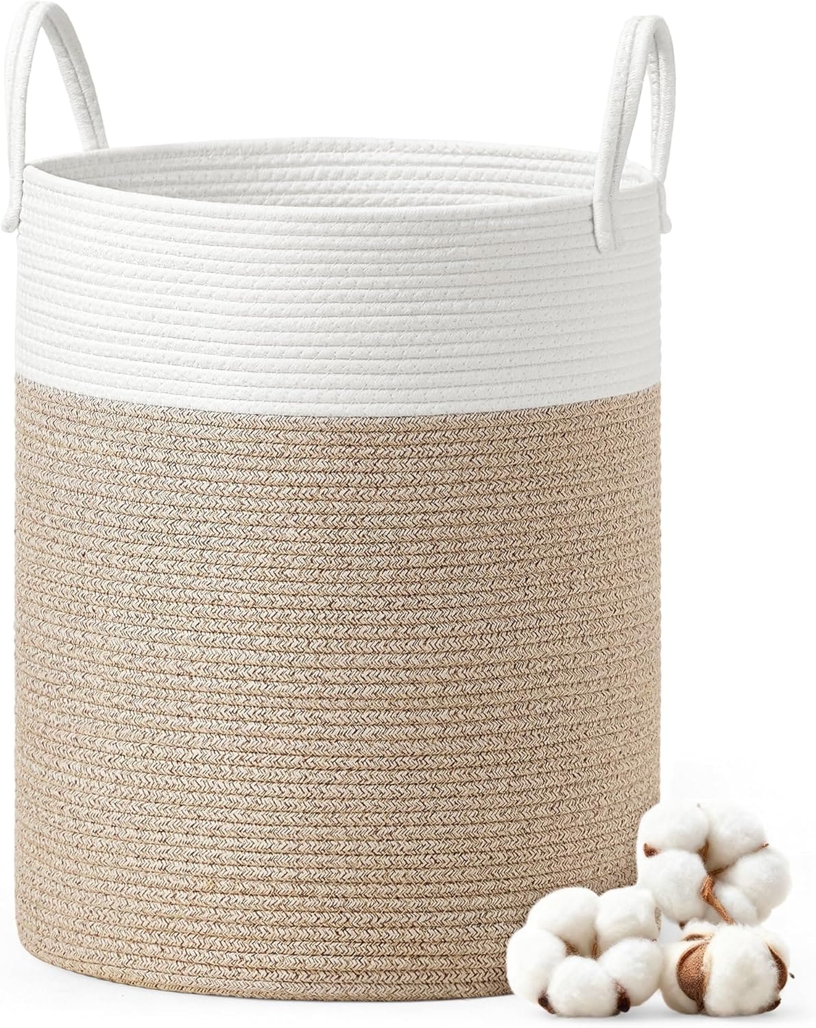 Cesto para ropa sucia de diseño tejido, SONGMICS