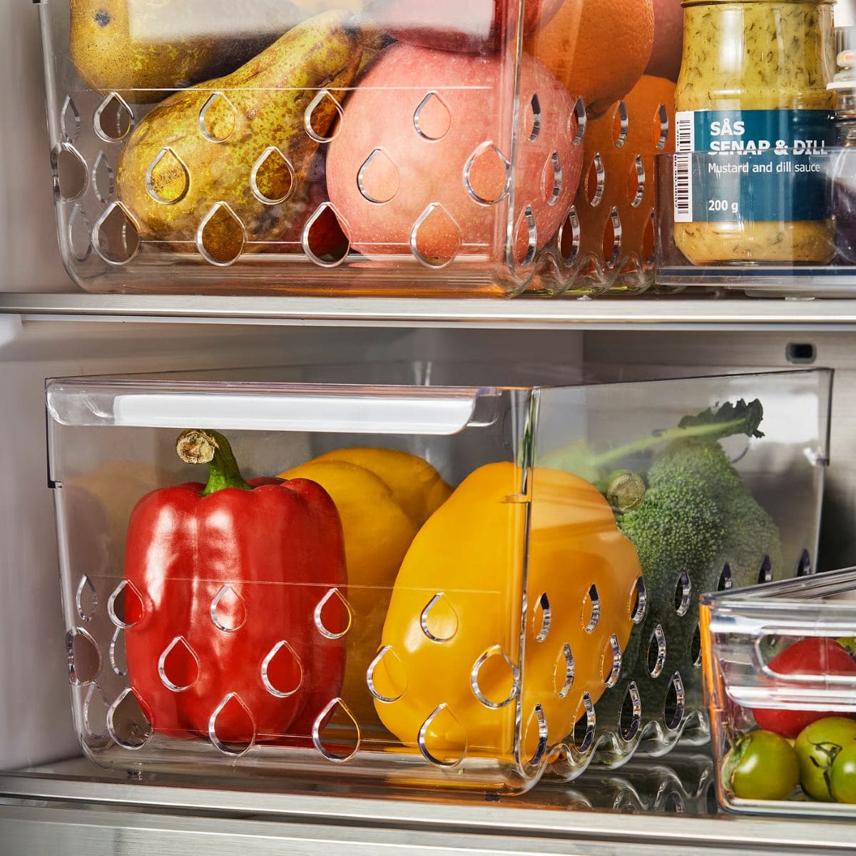 Cesta de almacenaje en nevera de la serie KLIPPKAKTUS de Ikea