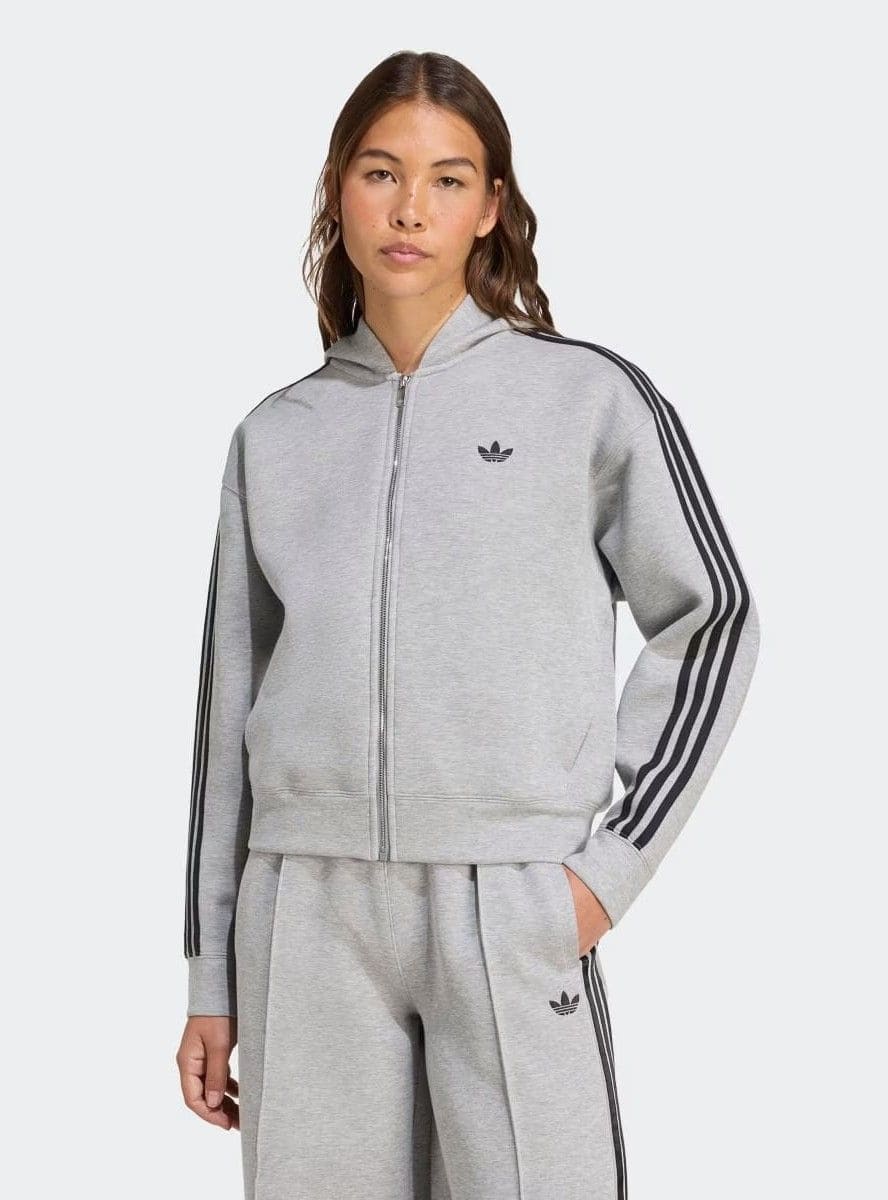 Sudadera de mujer Adicolor 3-Stripes Spacer Full-Zip Adidas Originals