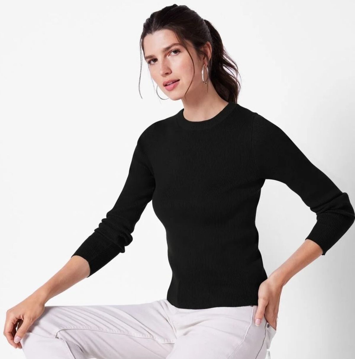 Jersey de canalé OEKO-TEX de Lidl