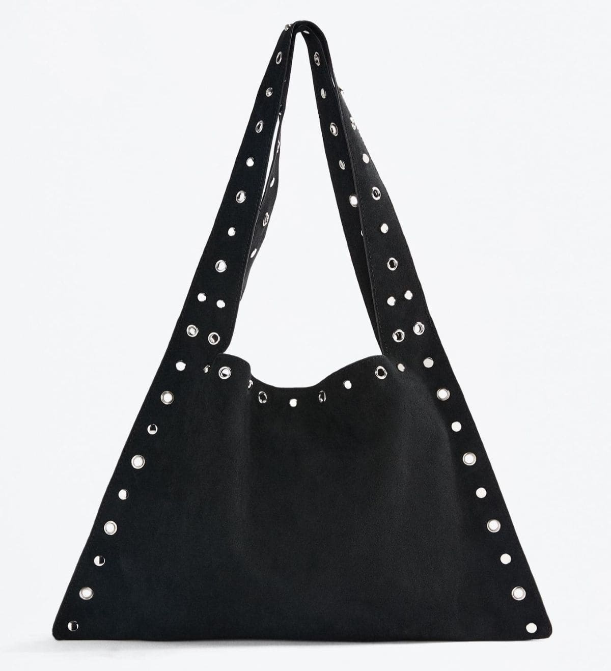 Bolso de hombro plano tachas de Lefties