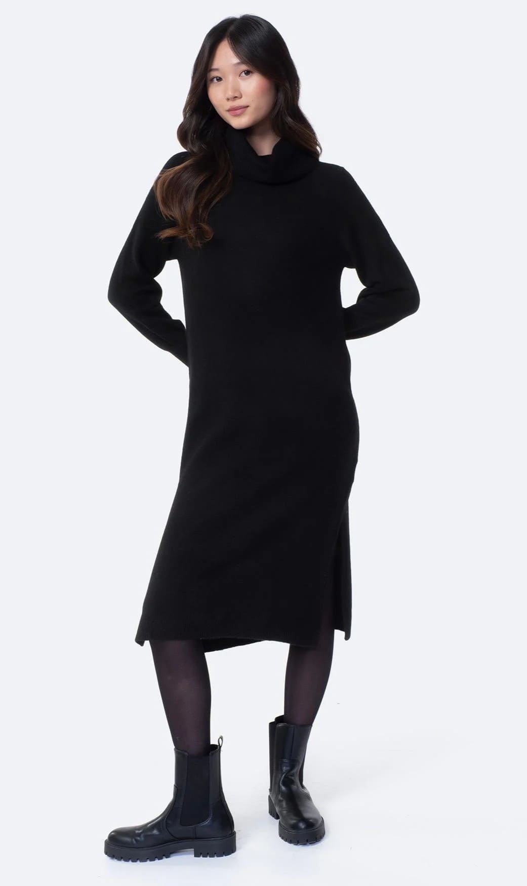 Vestido largo de punto de Mujer TEX de Carrefour