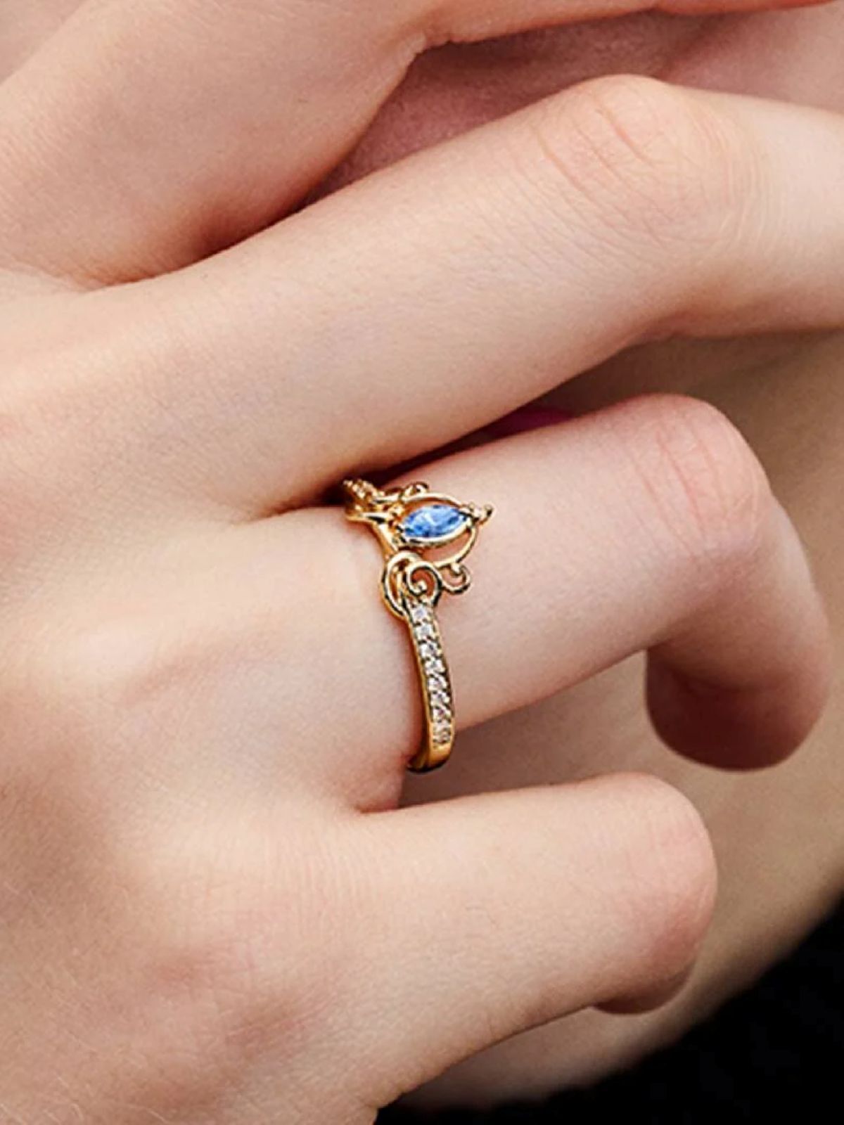 Anillo carroza de La Cenicienta de Disney de Pandora