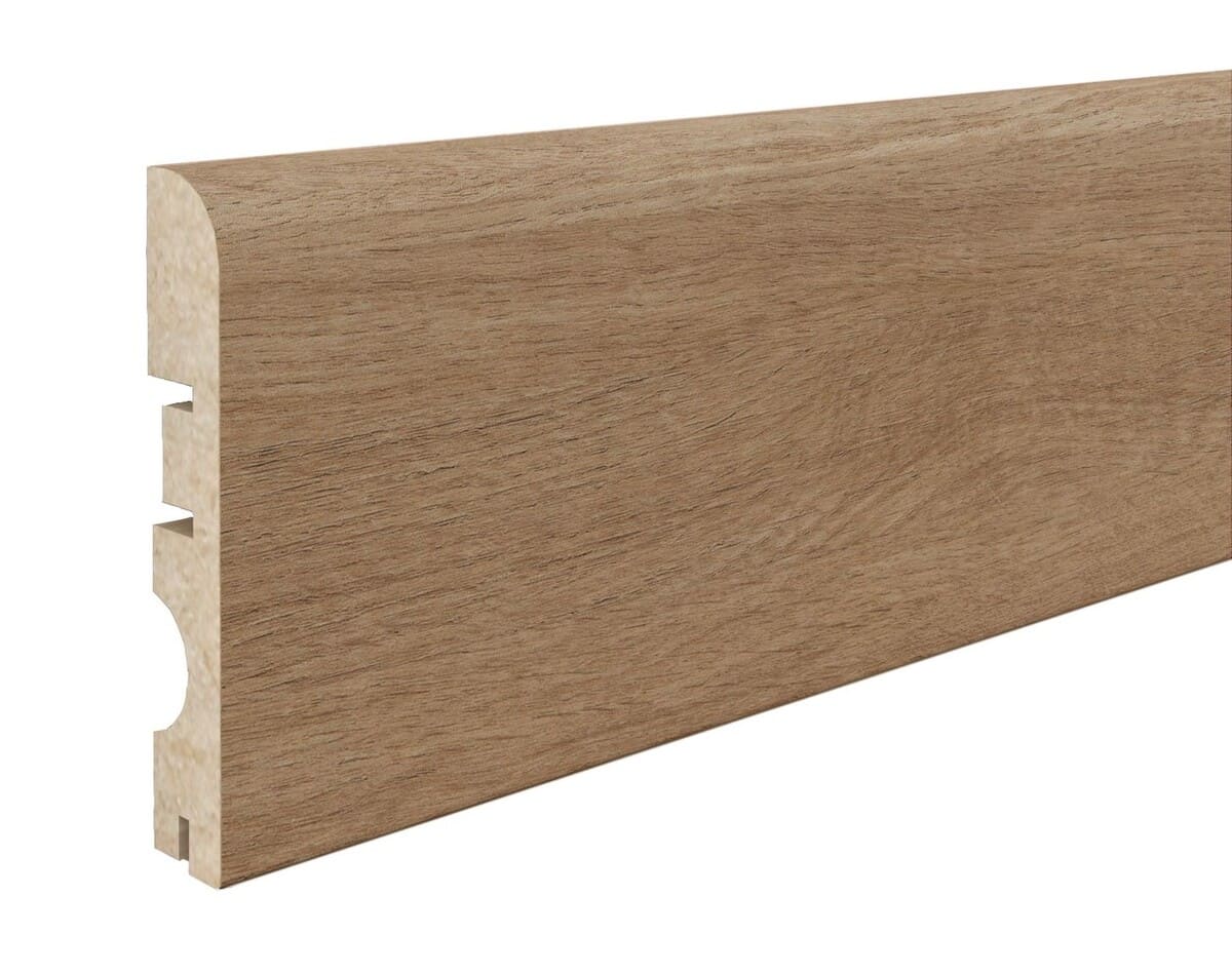 Rodapié de MDF efecto madera natural, ARTENS
