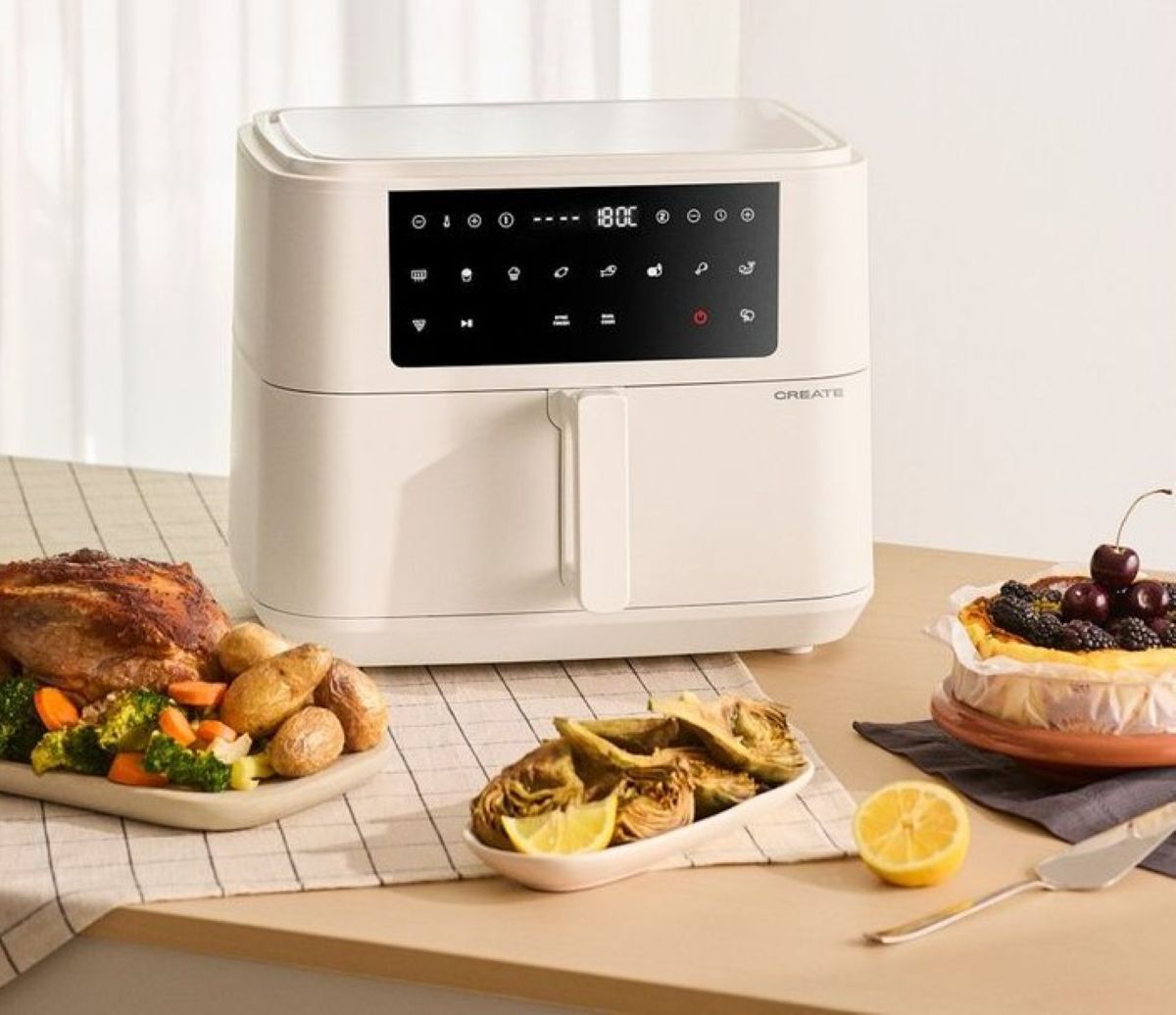 Freidora de aire dual 10 L CREATE de Carrefour