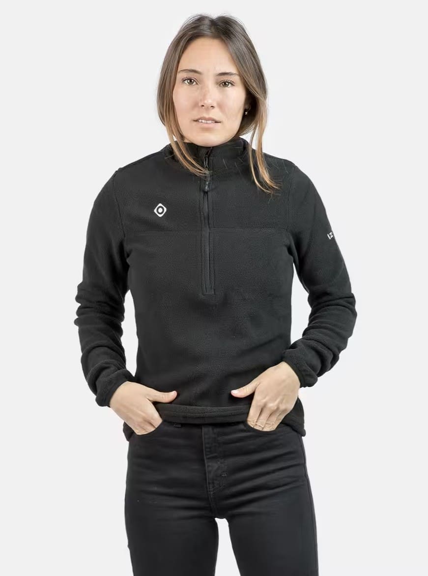 Forro Polar Deportivo Media Cremallera SUTTON W para Mujer de Izas de Decathlon
