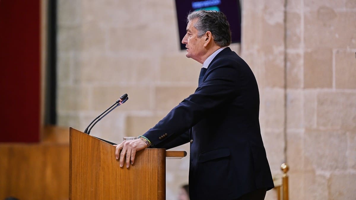 Antonio Sanz, durante su intervención | Salvador López Medina