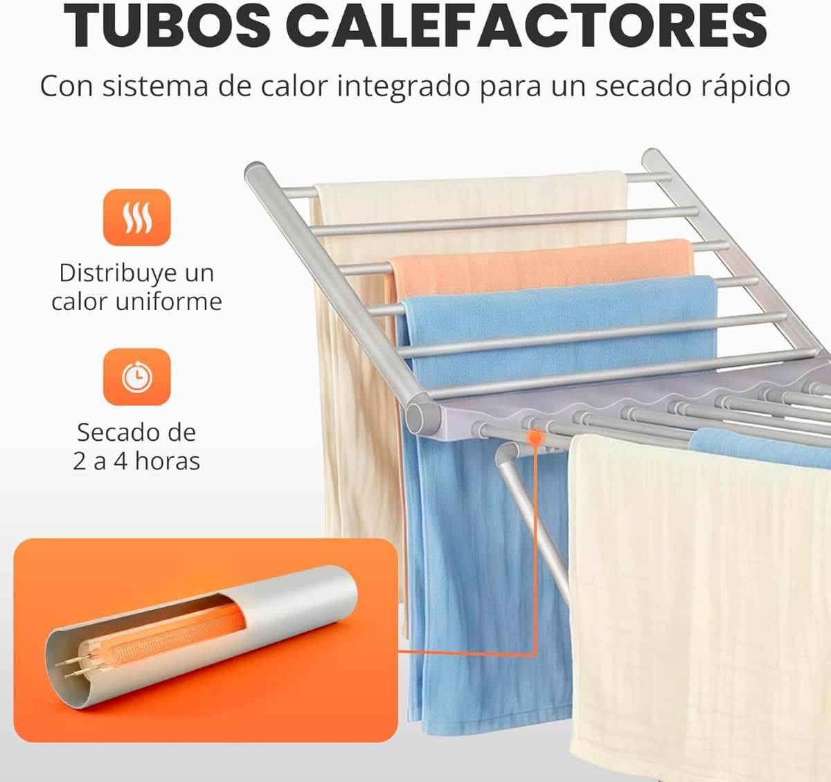 JUPPLIES Tendedero Eléctrico Plegable de Pie en Amazon
