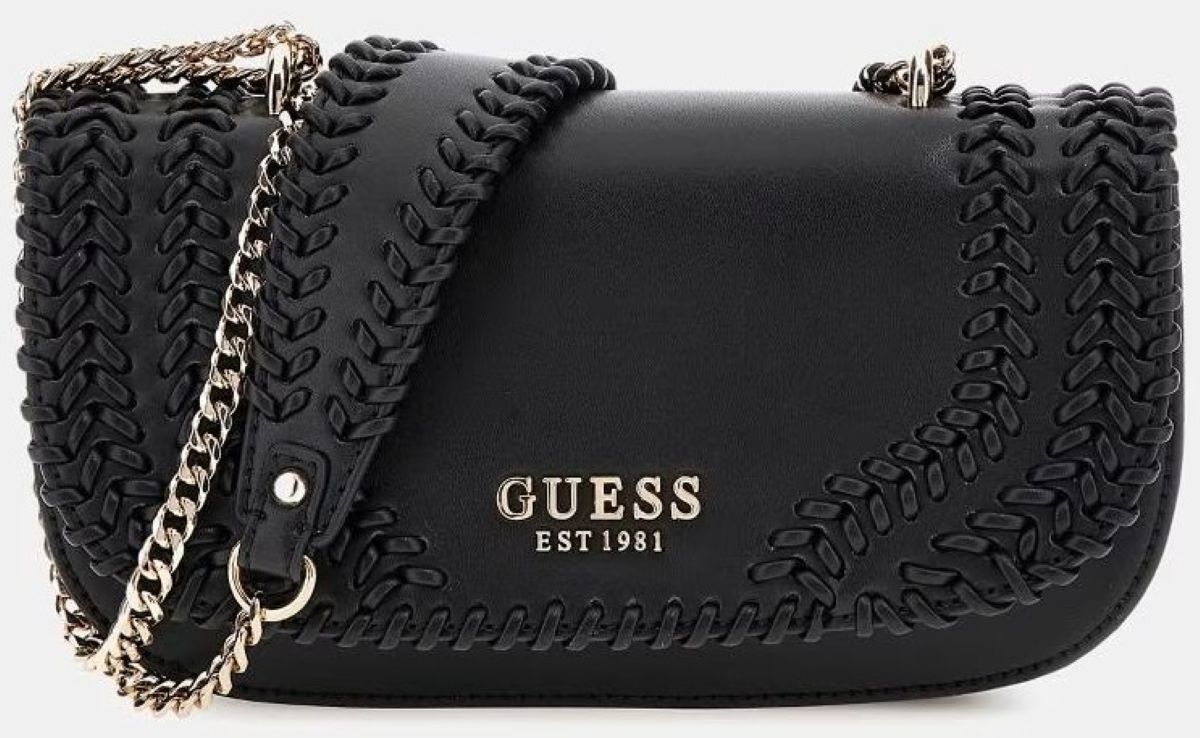 Bolso bandolera con solapa y cierre imantado Guess de El Corte Inglés