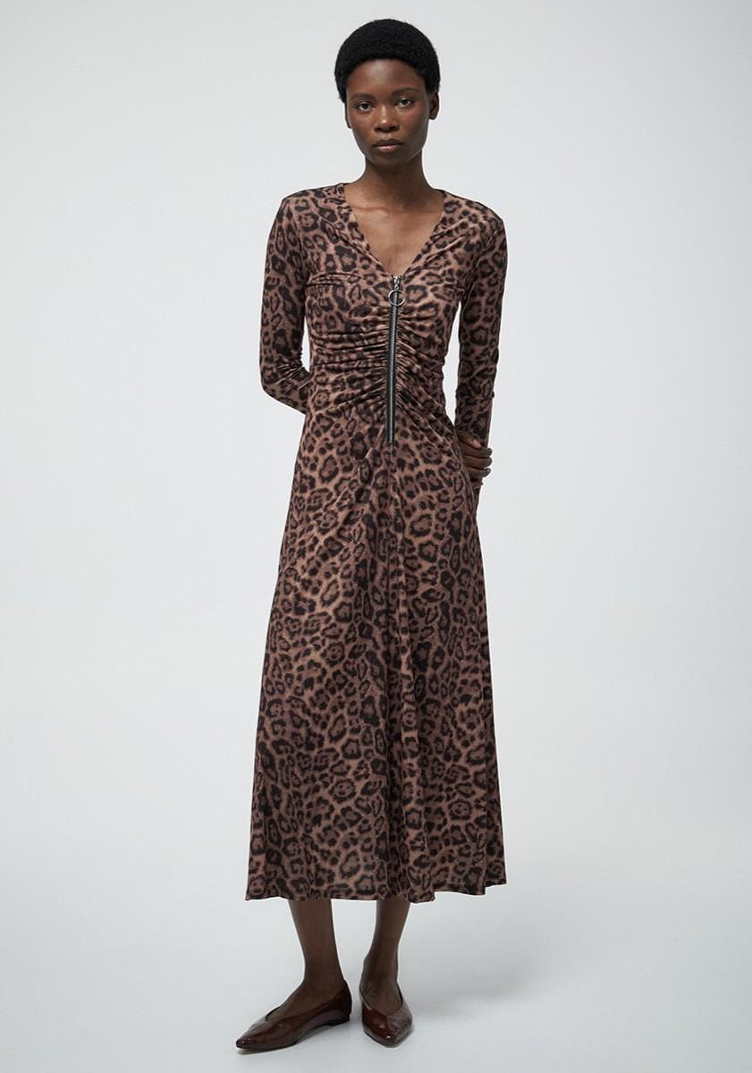 Sfera Vestido cremallera estampado en El Corte Inglés