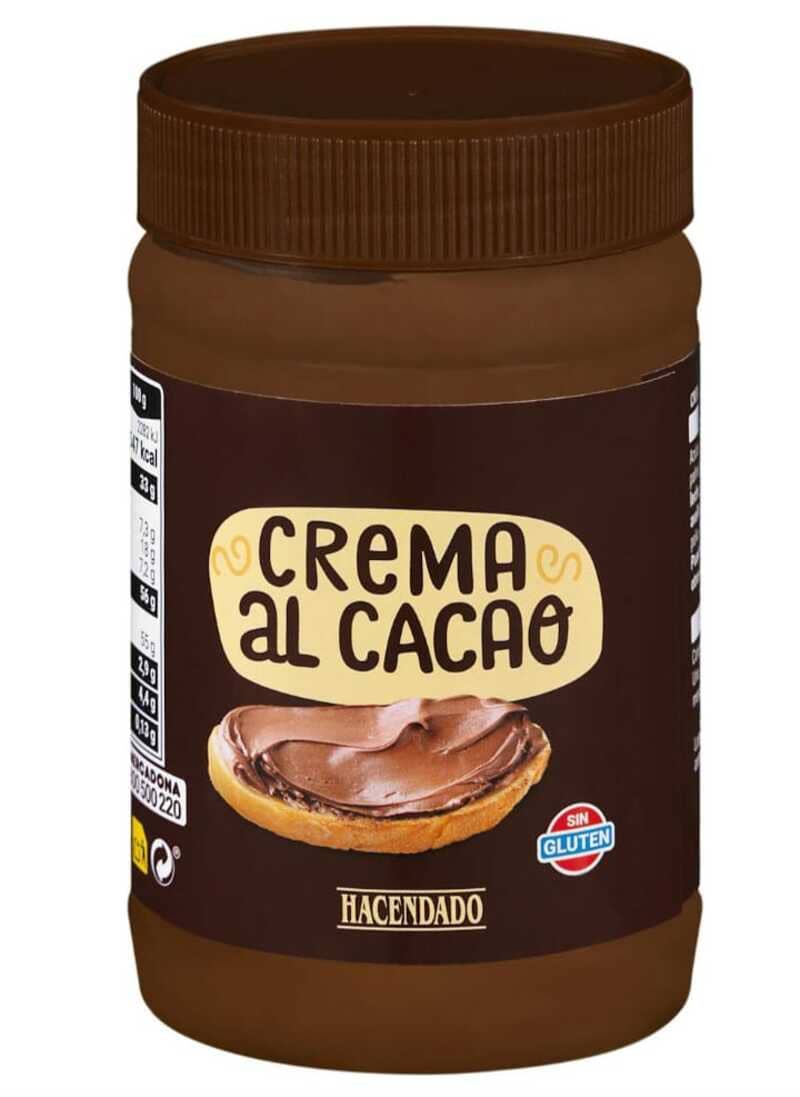 Crema al cacao con avellanas Hacendado
