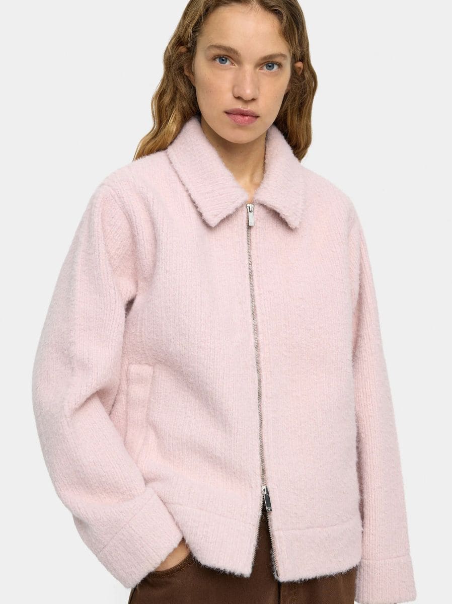 Chaqueta con textura