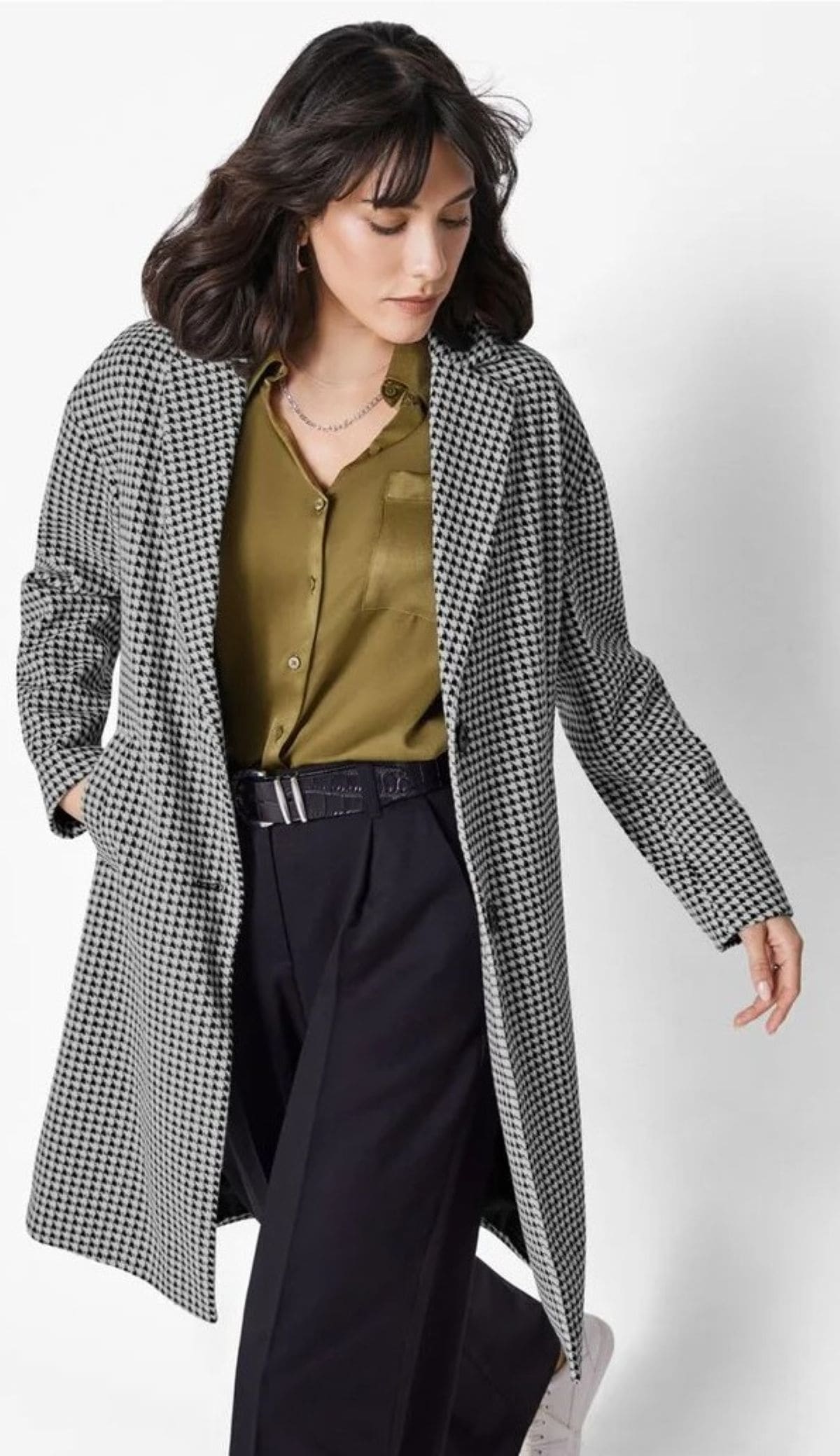 Abrigo forrado con aspecto de lana Esmara de Lidl