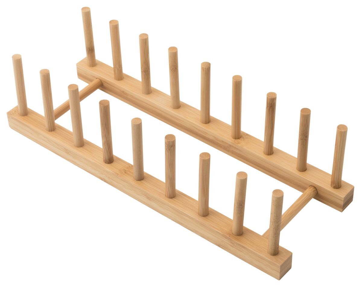 Soporte bambú para tablas, platos y manteles, DELINIA de Leroy Merlin
