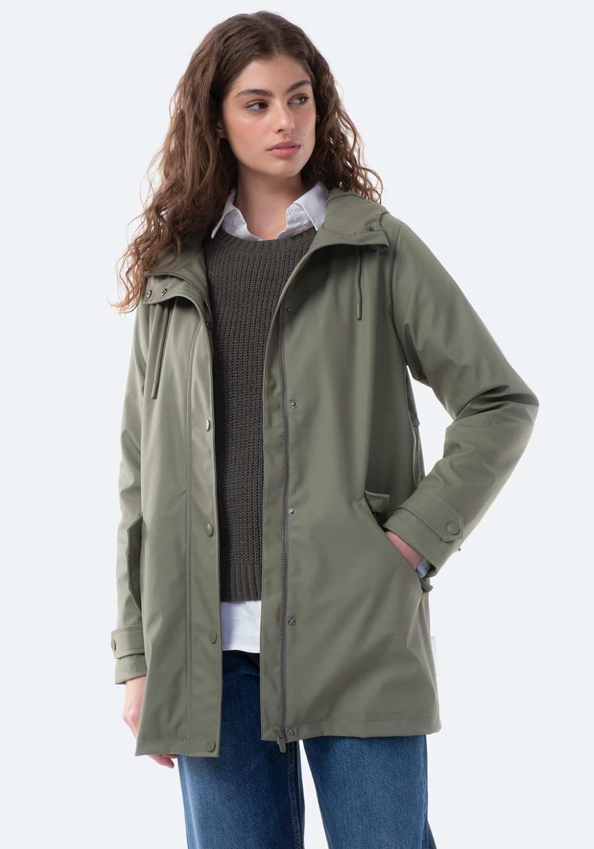 Chubasquero con tejido repelente al agua de Mujer TEX de Carrefour