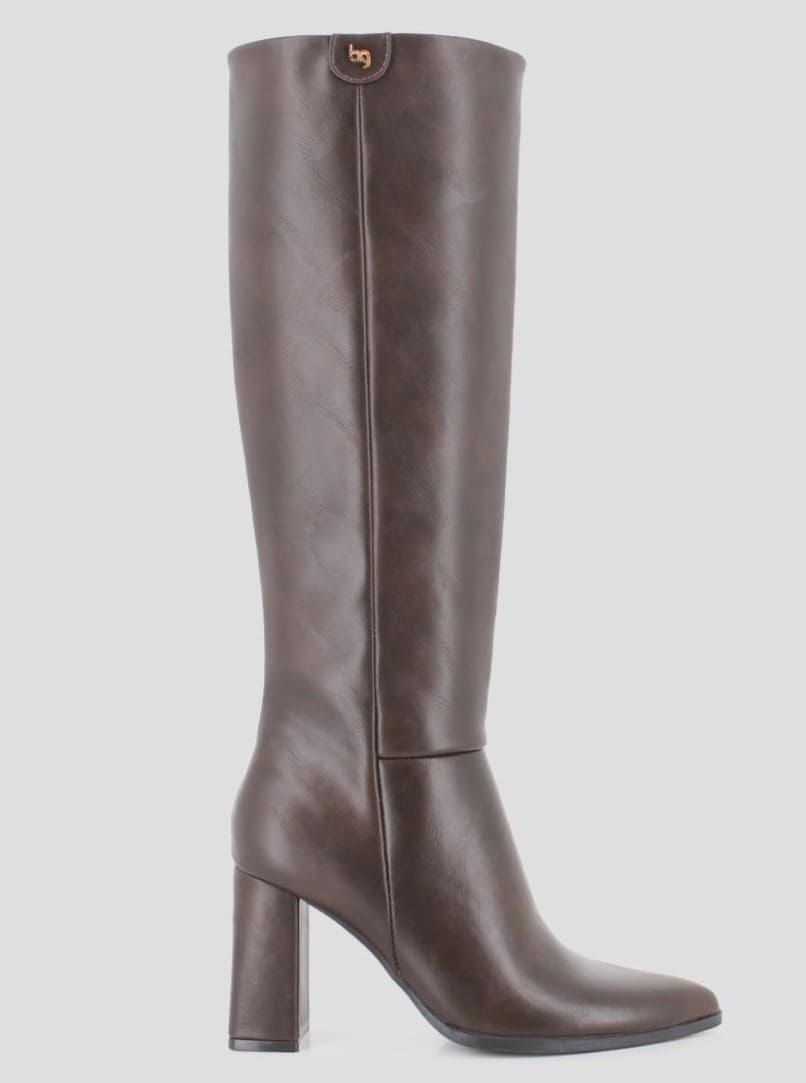 Botas de caña alta con tacón alto y terminado en punta, Blogger
