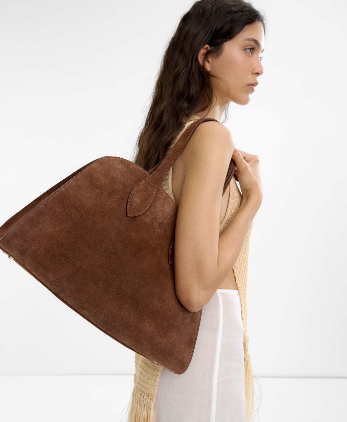 Bolso tote de piel de Parfois