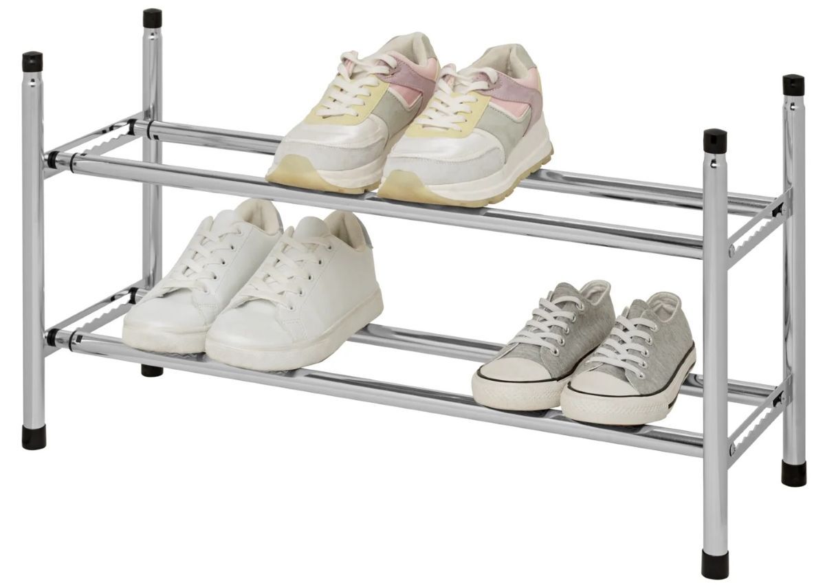 Zapatero cromado Livarno Home de Lidl