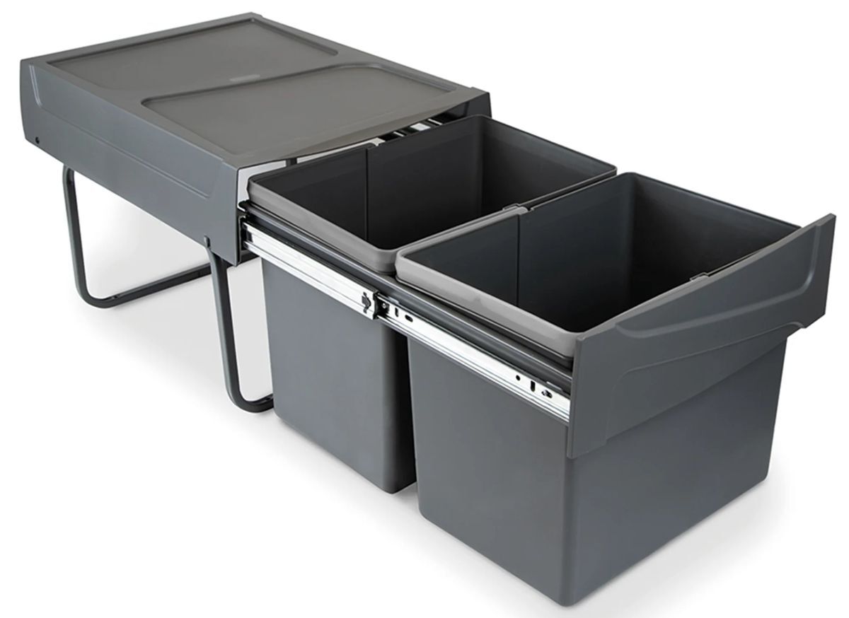 Cubos de reciclaje bajo fregadero EMUCA de Leroy Merlin