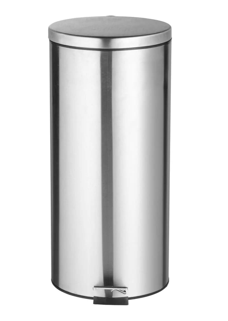 Cubo de basura de acero inoxidable