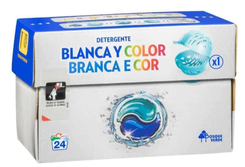 Detergente ropa blanca y color Bosque Verde en cápsulas