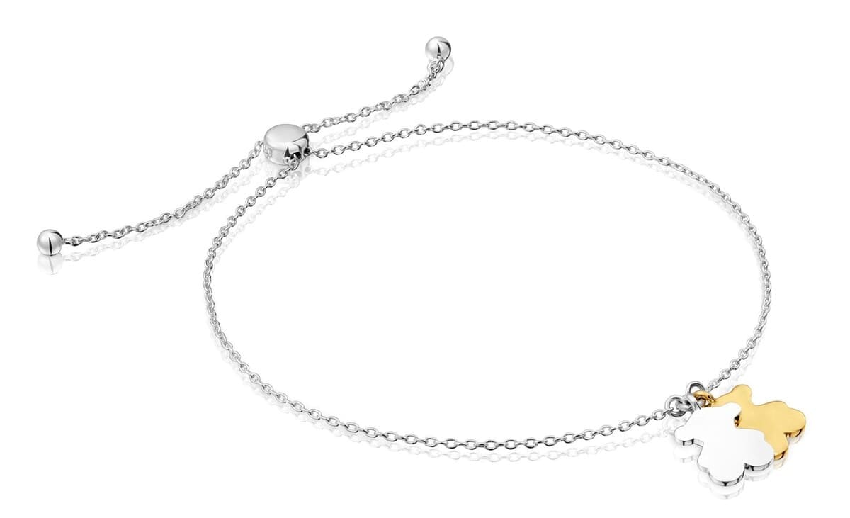 Pulsera Sweet Dolls de oso con cadena, Tous