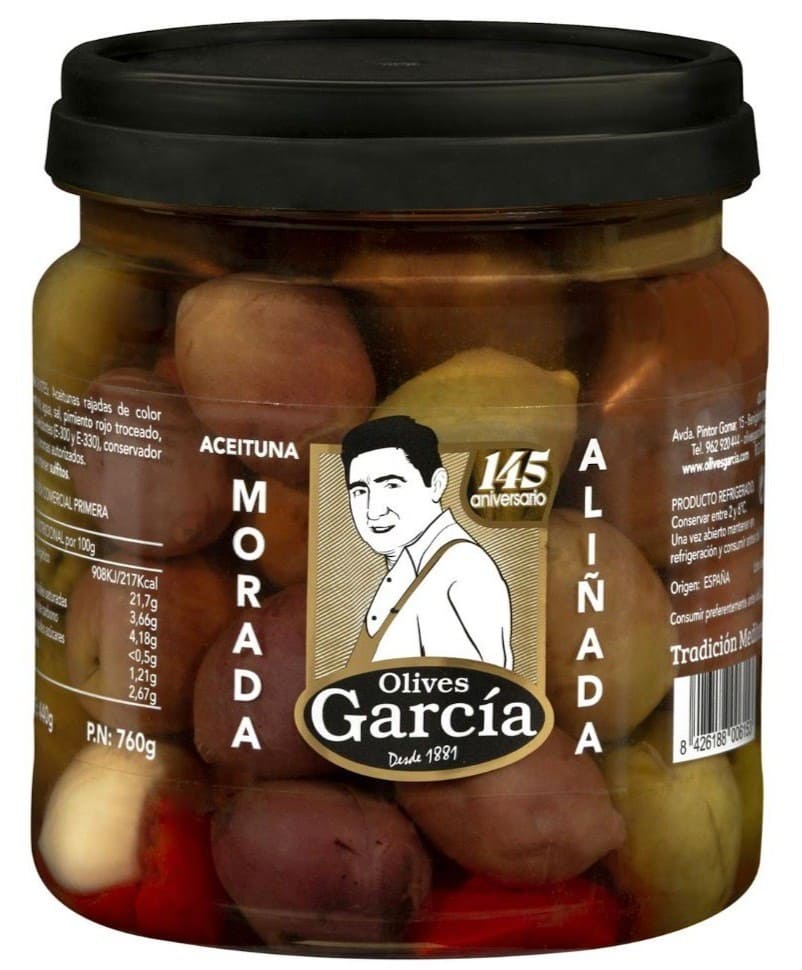 Aceitunas moradas Olives García