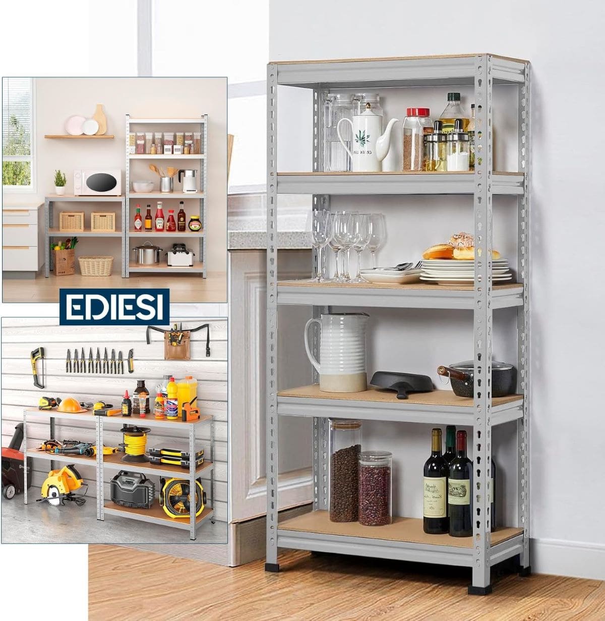 Estantería metálica de almacenaje, EDIESE