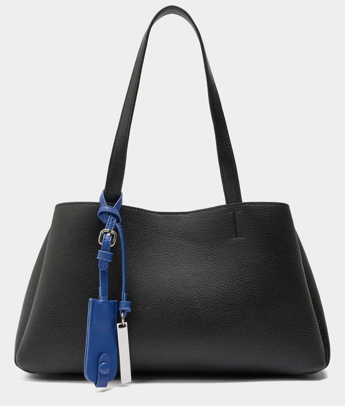 Bolso de mano estilo tote convertible a bandolera con cierre de cremallera