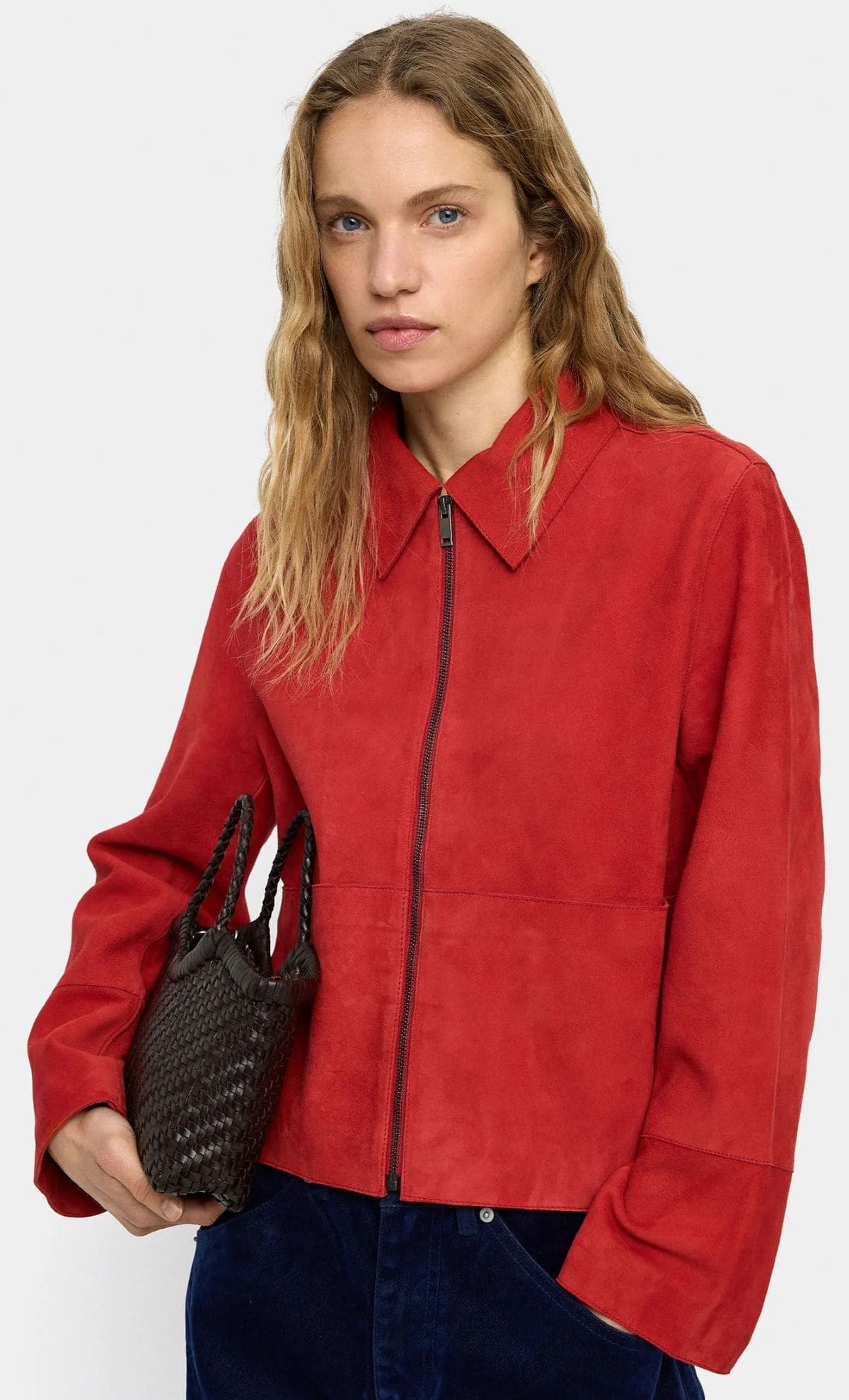 Chaqueta de piel con cremallera de Parfois