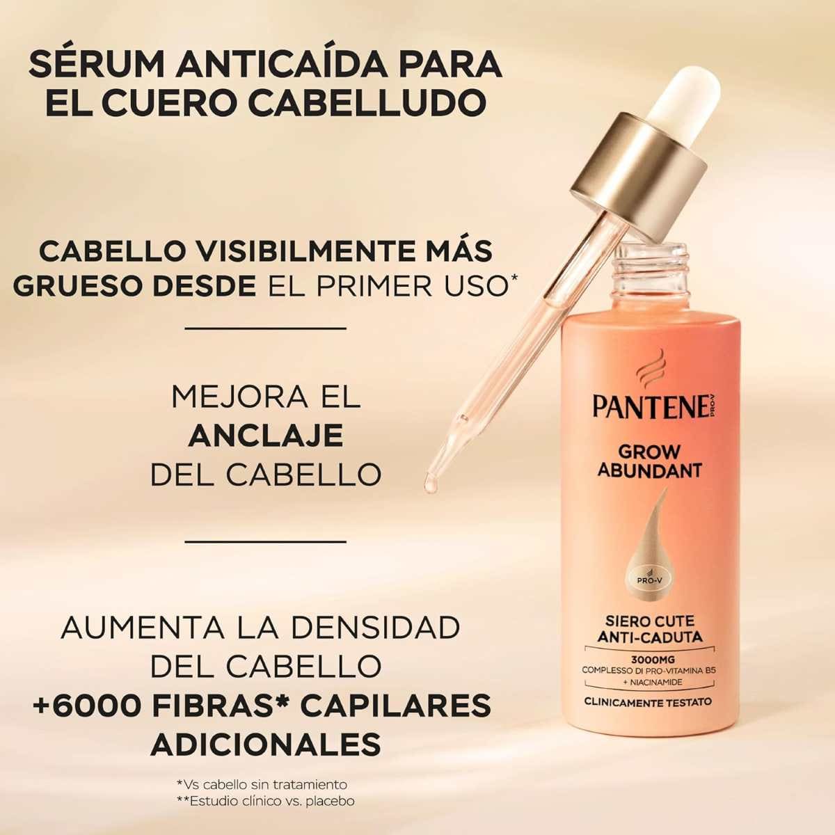 Pantene Grow Abundant Sérum Anticaída para el Cuero Cabelludo en Amazon