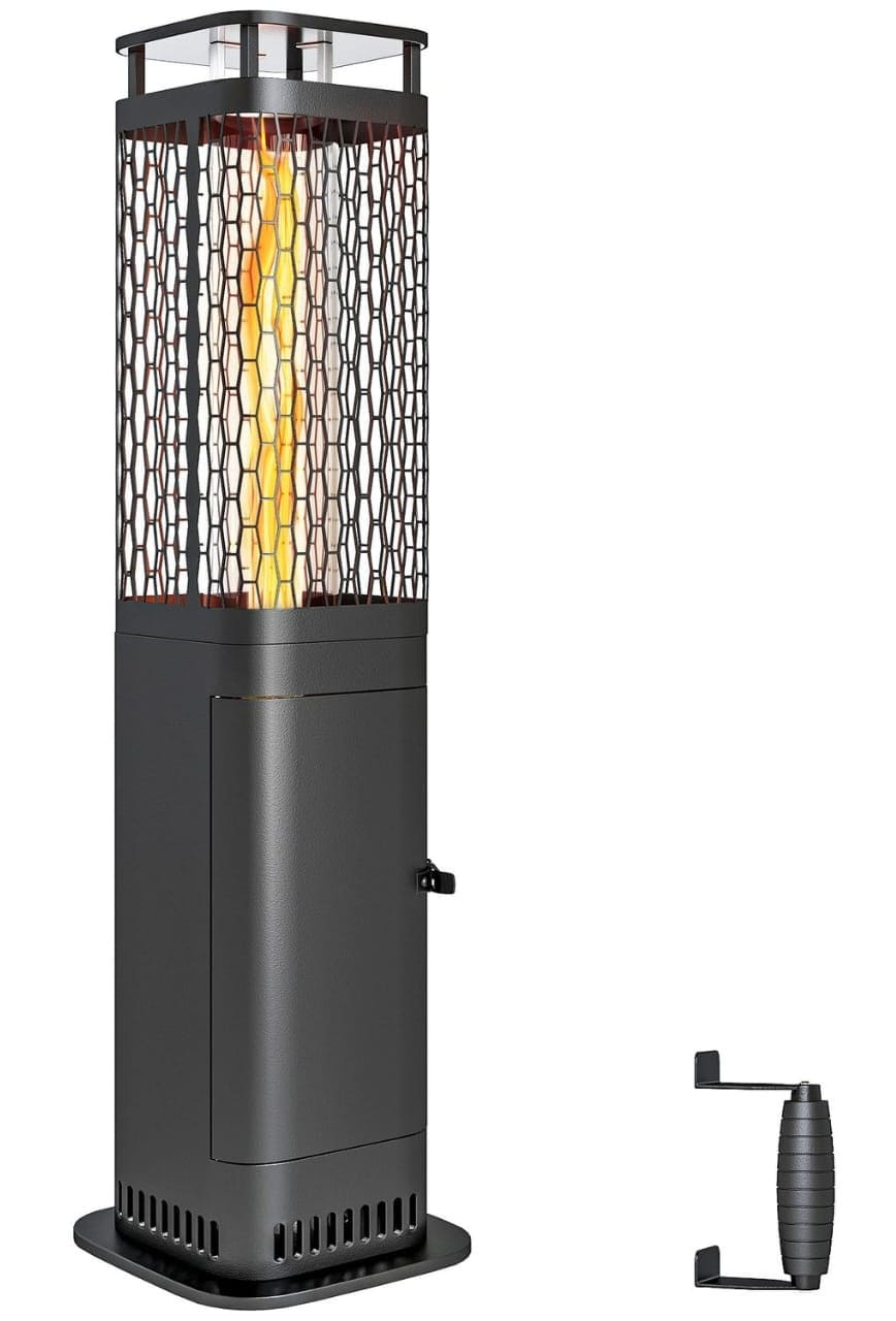 Estufa de pellets de metal, Outsunny