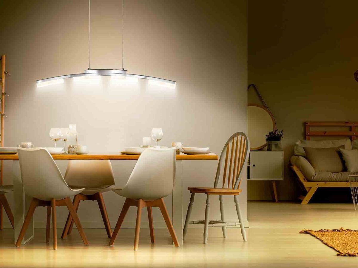 Lámpara LED de techo con viga curva Livarno Home de Lidl