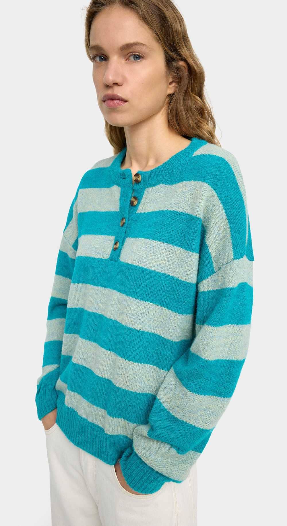 Suéter de punto con rayas de Parfois