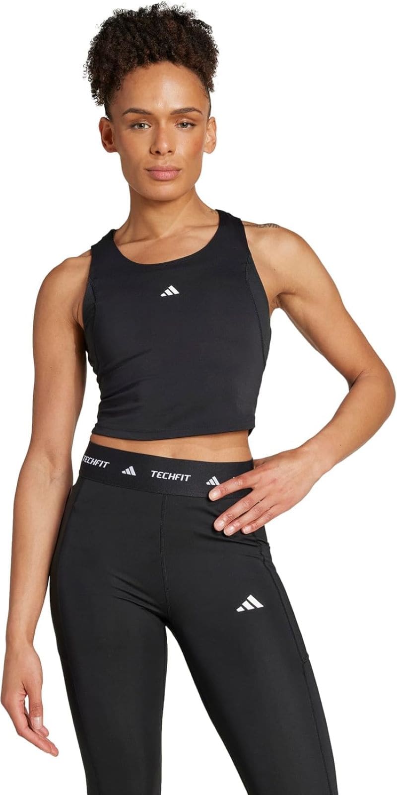 Camiseta sin mangas Adidas Techfit Crop Training