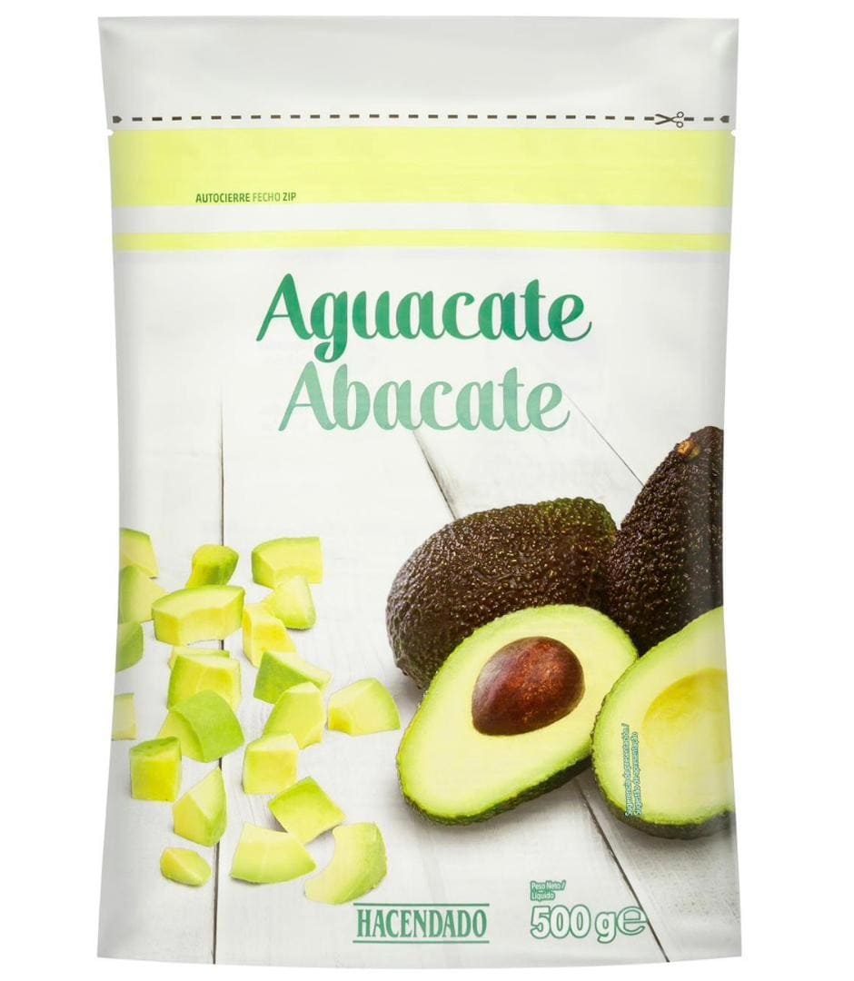 Aguacate en dados Hacendado