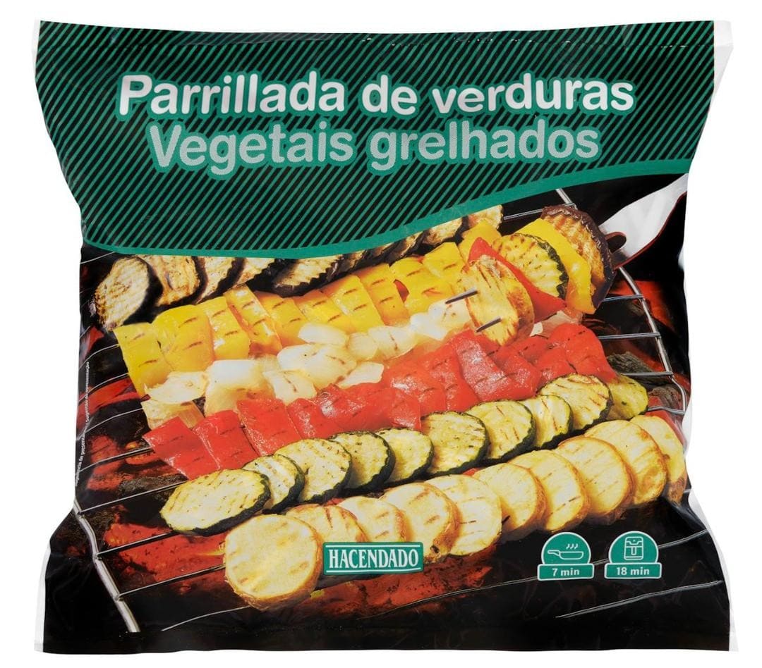 Parrillada de verduras Hacendado