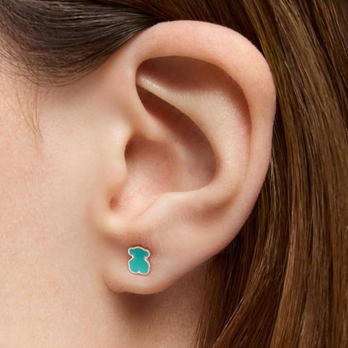 Pendientes de plata motivo oso y cierre a presión Tous de Amazon