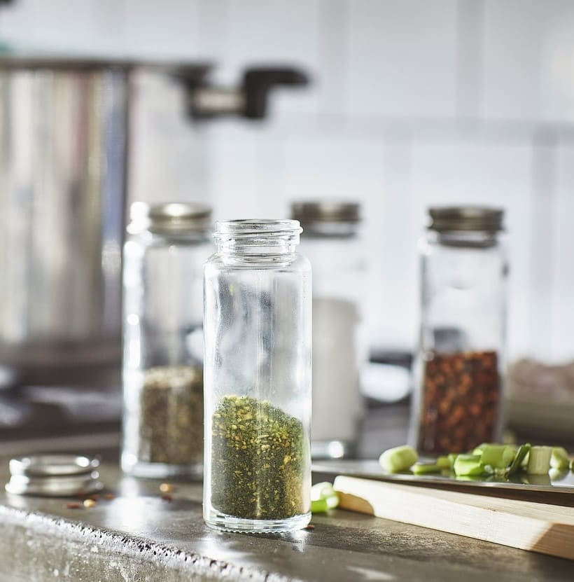 Set de tarros de vidrio para especias CITRONHAJ