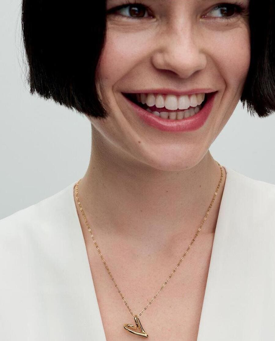 Collar Corazón Forma Orgánica