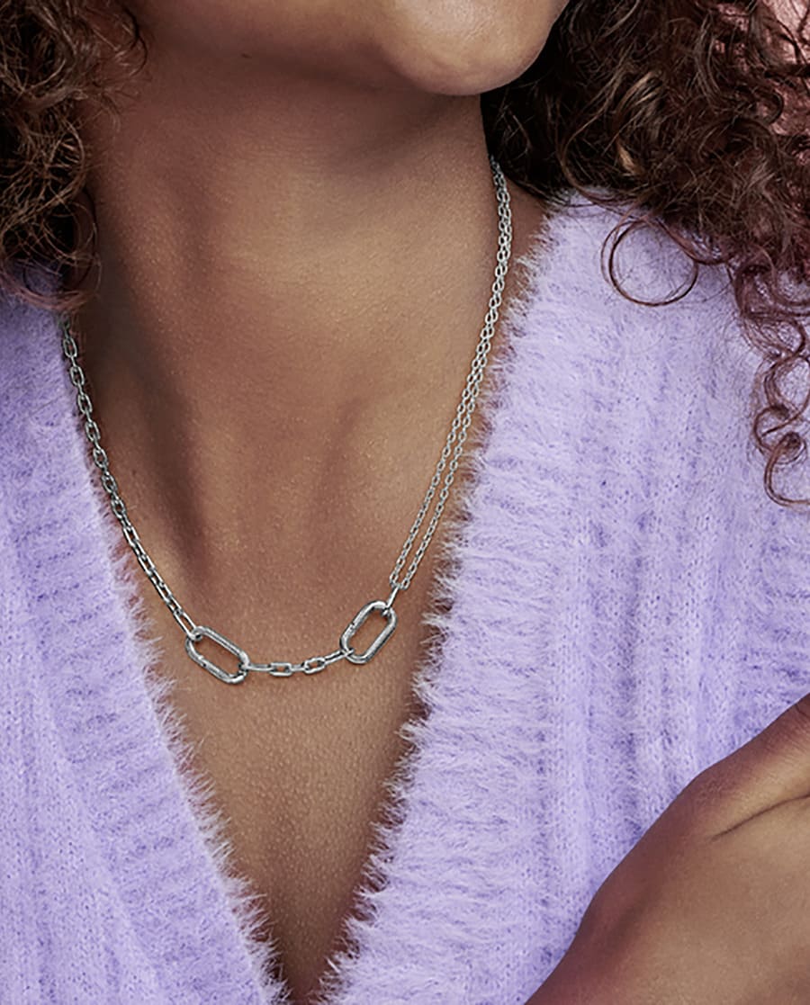 Collar de Cadena de Eslabones Doble Link Pandora ME