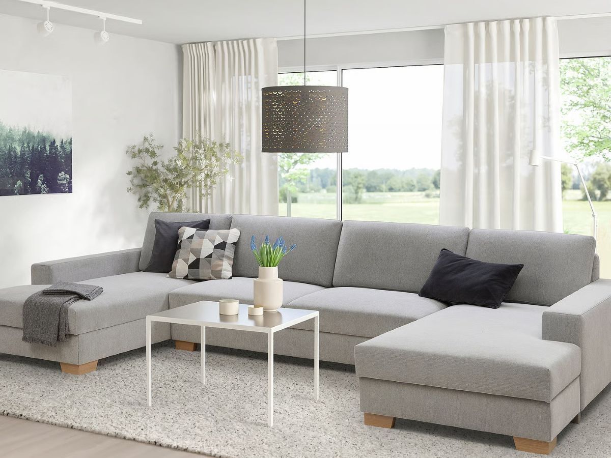 Sofá 5 plazas de la serie SÖRVALLEN de Ikea