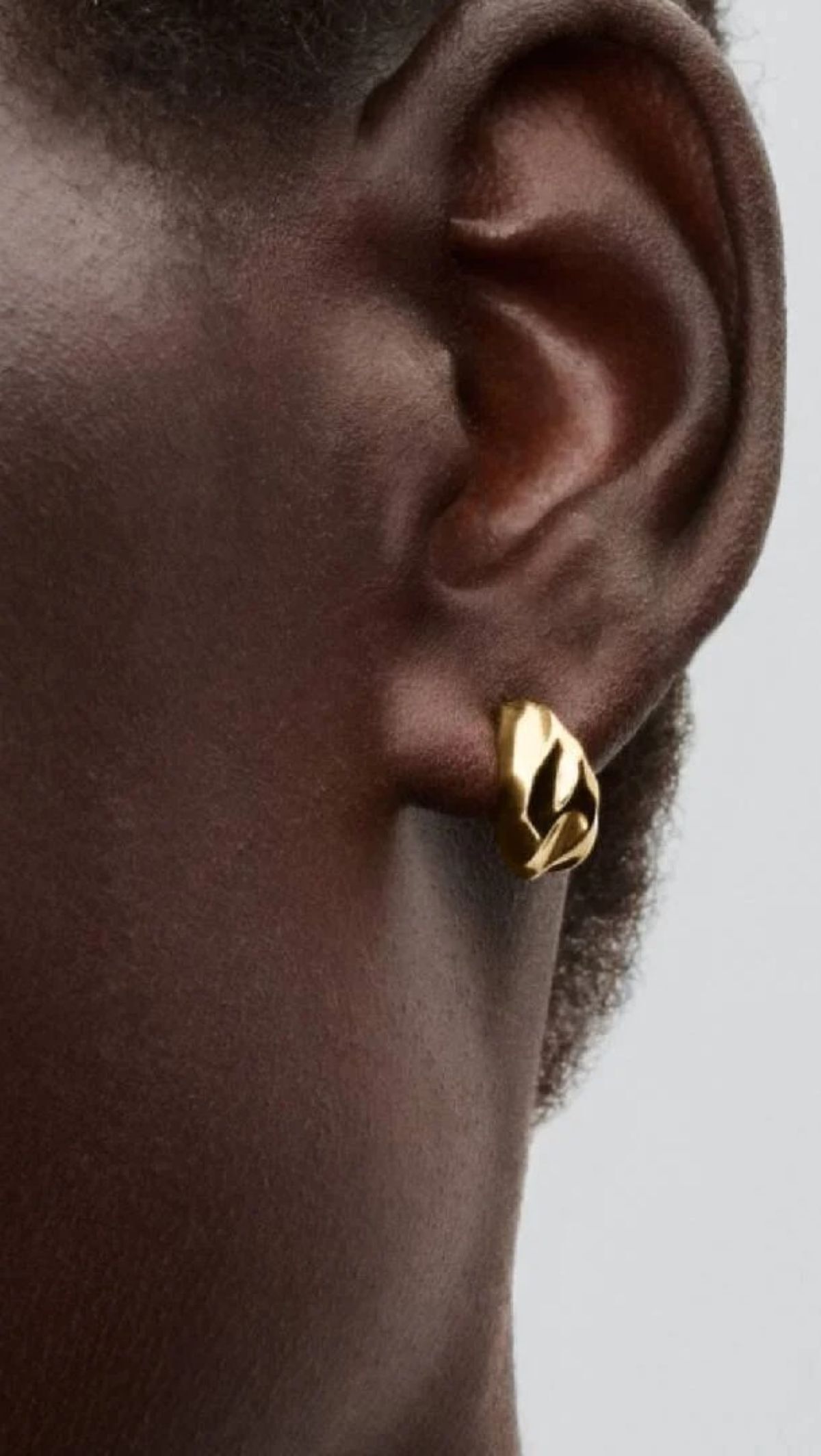 Pendientes de aro abiertos ondulados de Pandora