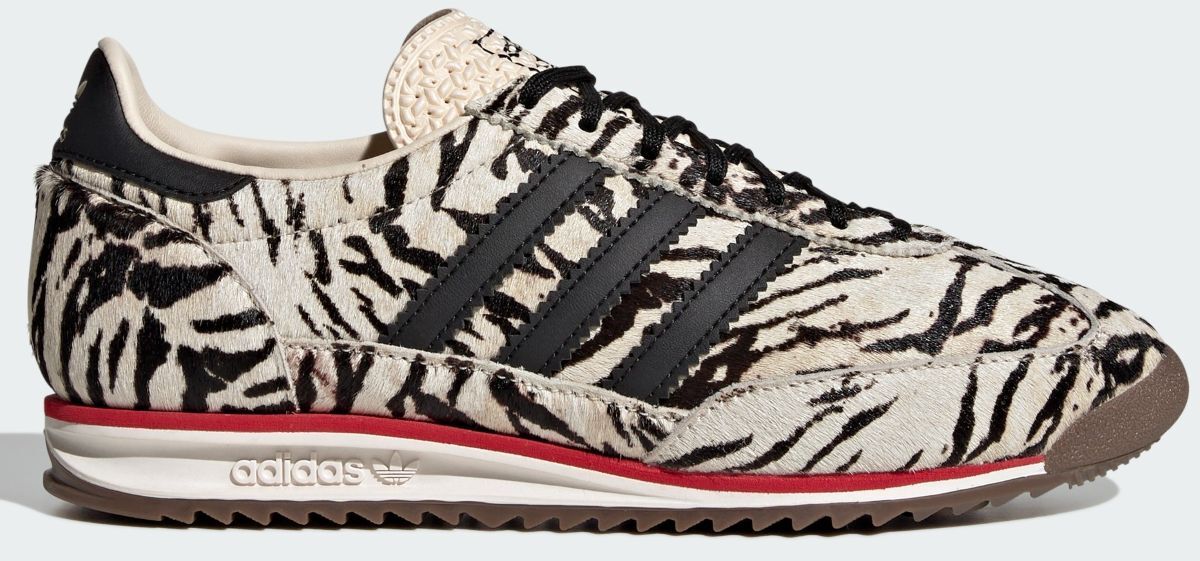 Zapatillas Adidas SL 72 OG estampado tigre blanco