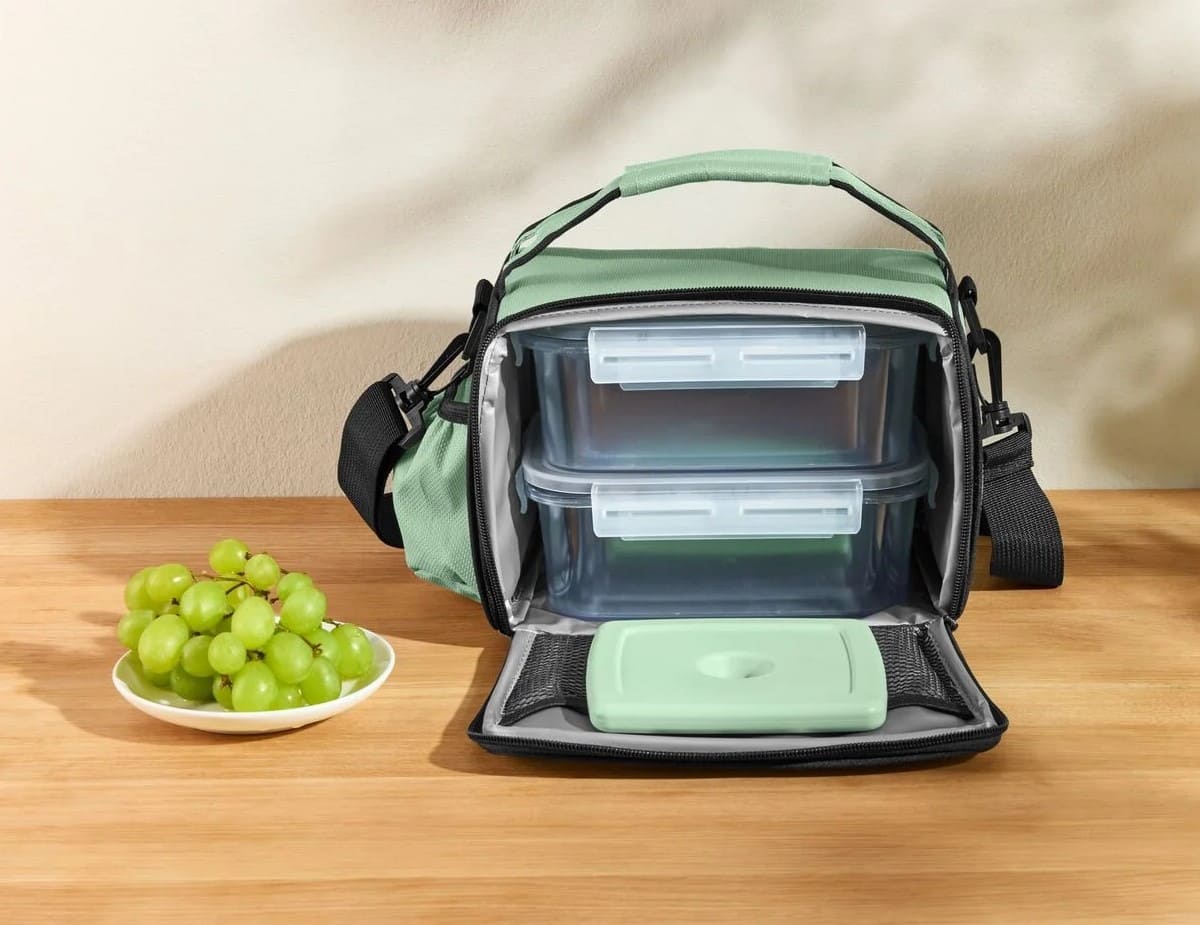 Bolsa isotérmica con recipientes portalimentos, Silver Crest