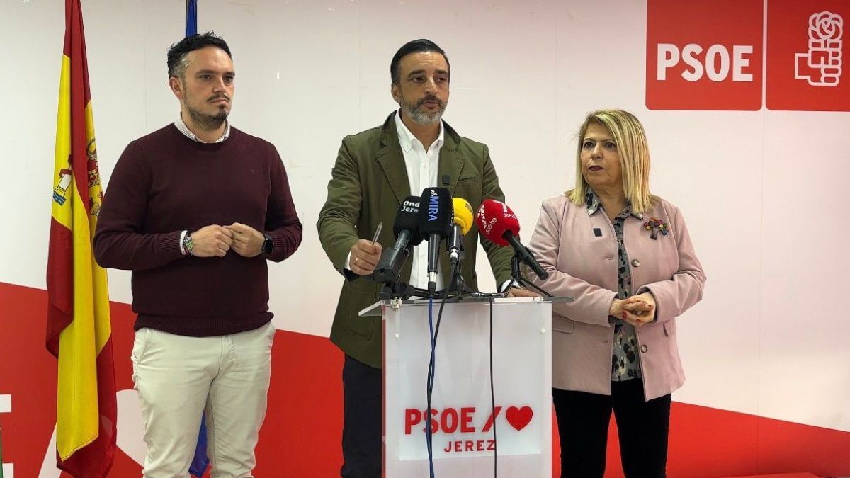 Rueda de prensa del PSOE de Jerez
