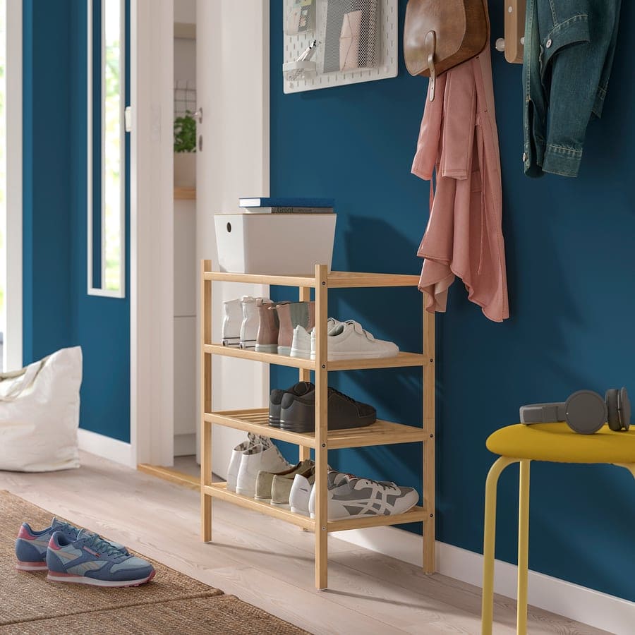 Estante zapatero de bambú VASSKÄR