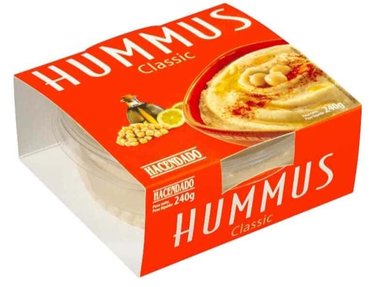 Hummus de garbanzos Hacendado receta clásica