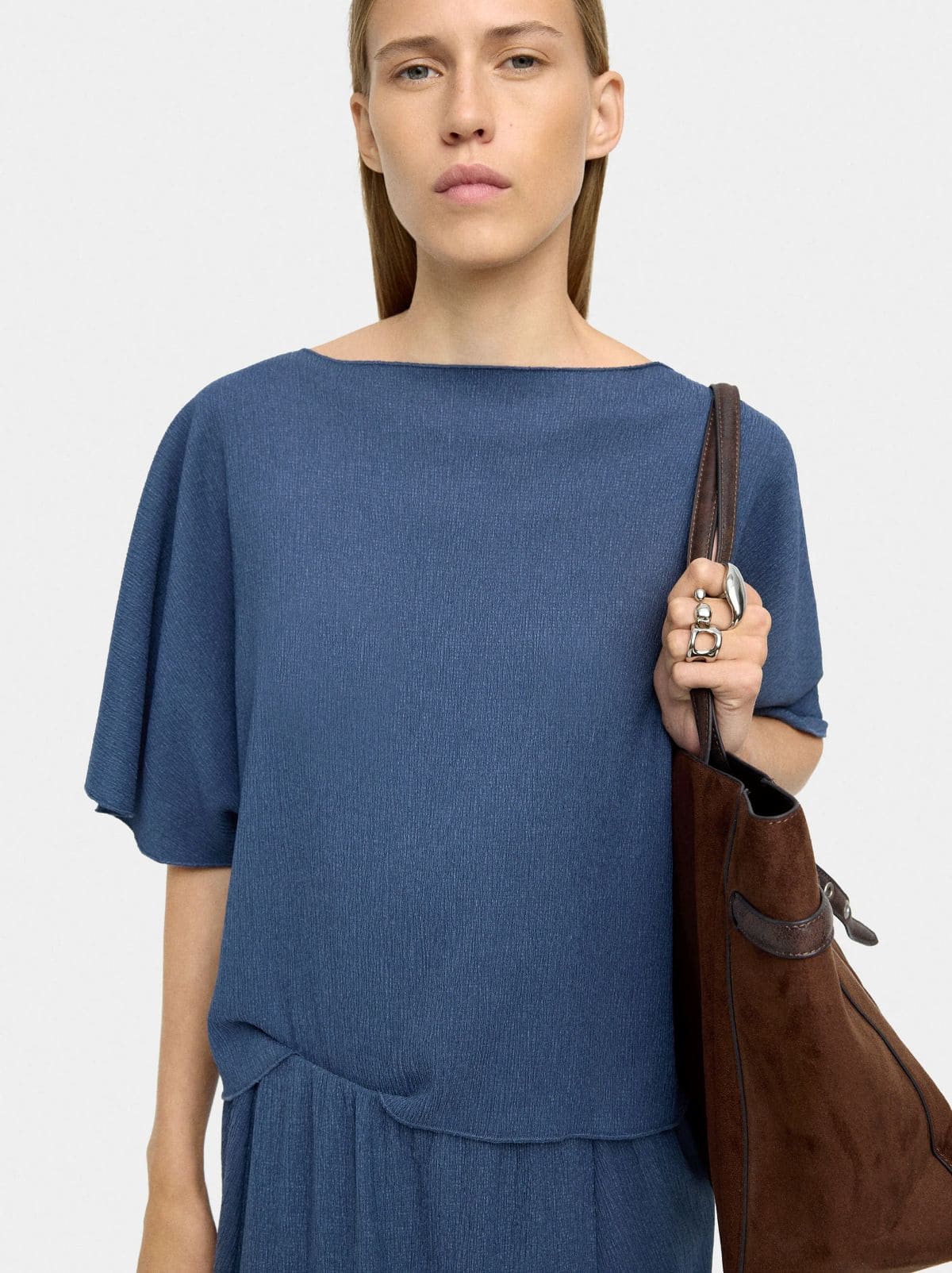 Blusa efecto arrugado de Parfois