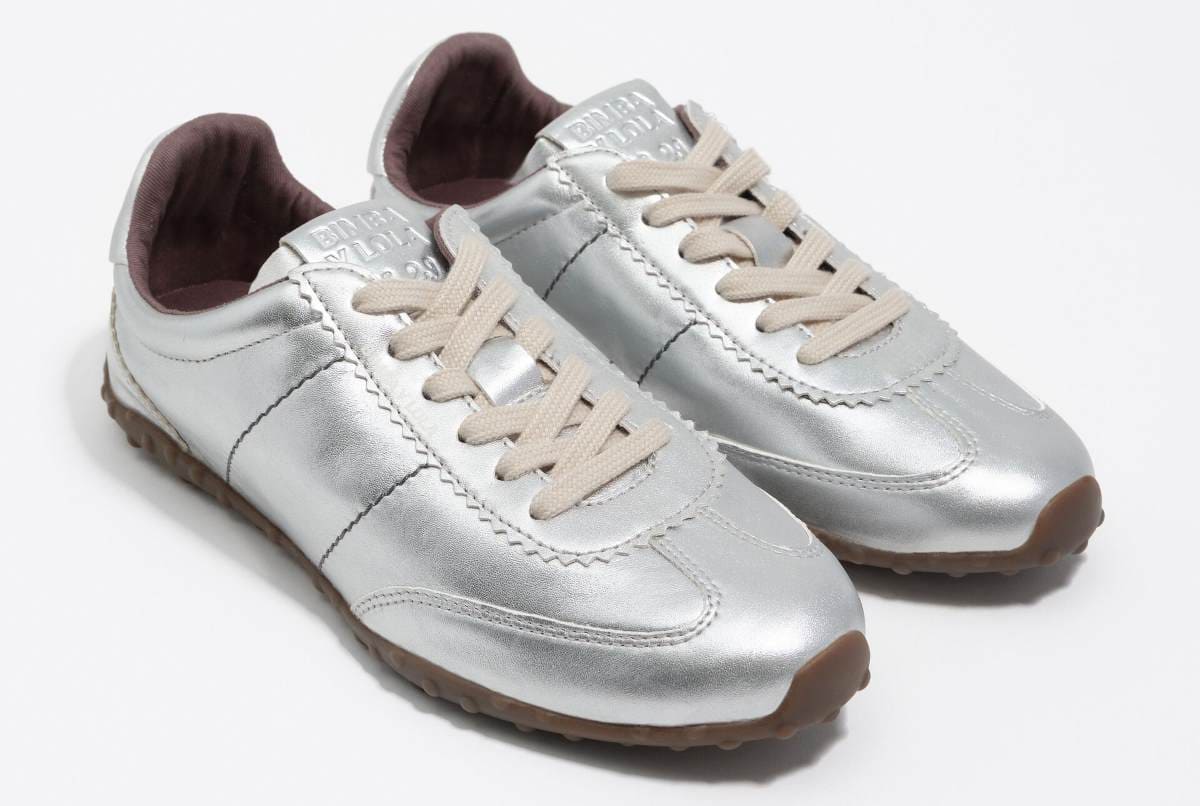 Deportiva 13 29 piel plata de Bimba y Lola